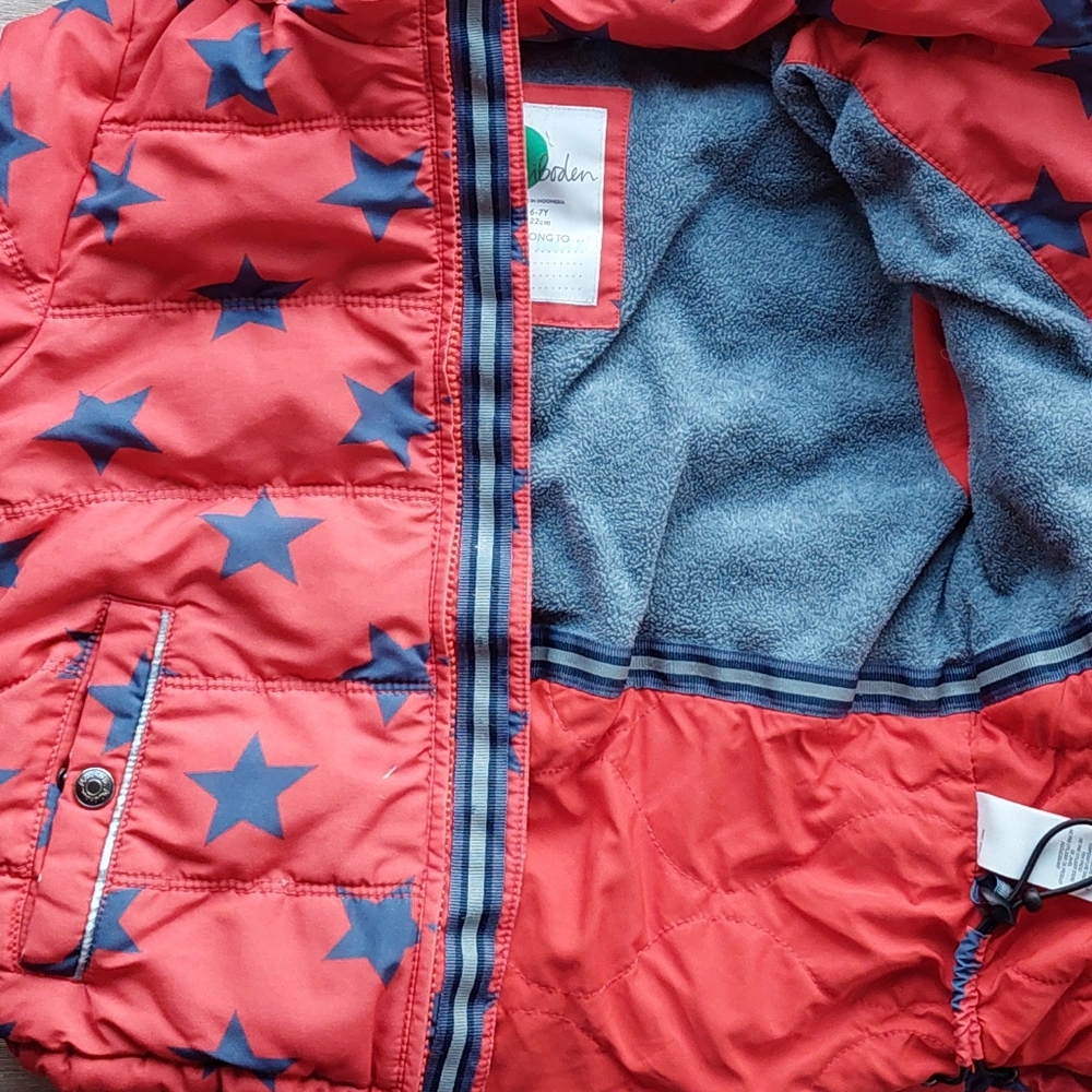 Mini Boden puffer coat 6-7 years - Picture 6 of 16